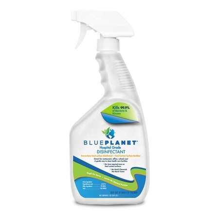 INTERCON CHEMICAL Blue Planet Disinfectant 32oz., Clear, 12 PK FCL50-DH-1232-0205